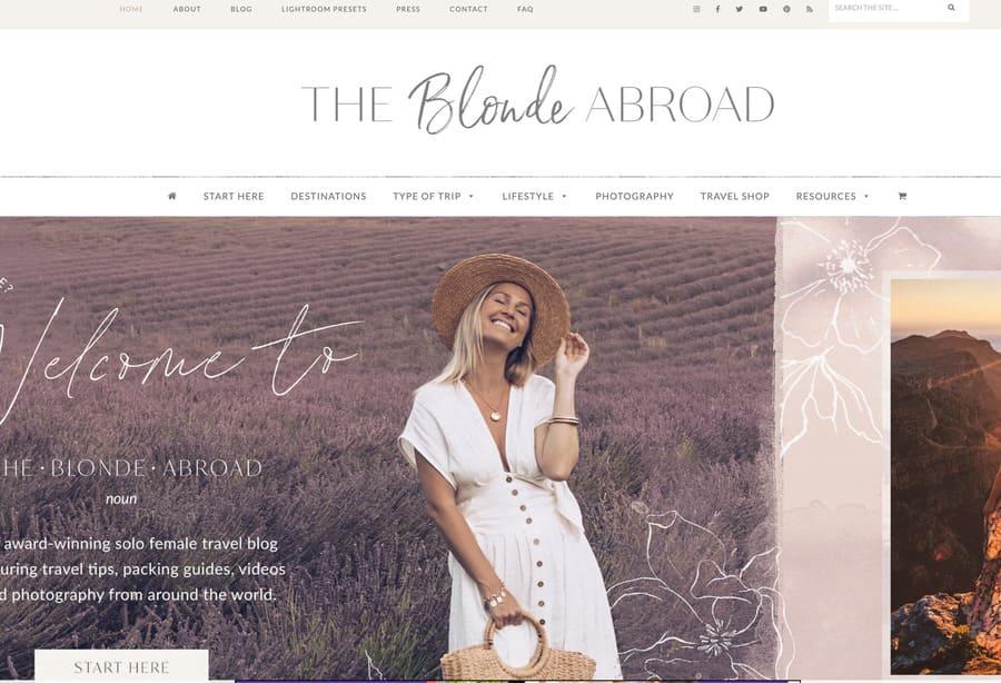 woman creating shareable lifestyle blog content