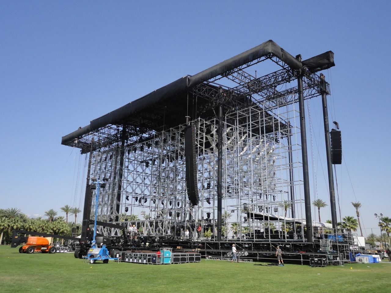 Coachella music festival sound system
