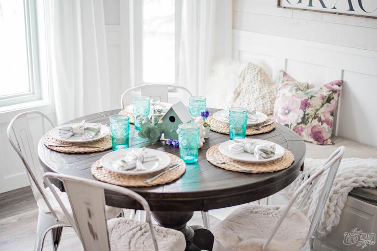 budget-friendly spring tablescape