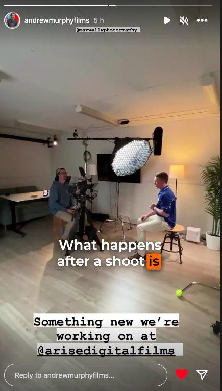 woman using Instagram stories to showcase behind-the-scenes content