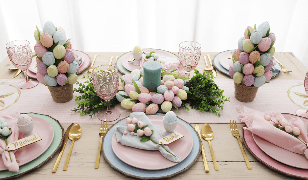 personal easter table setting