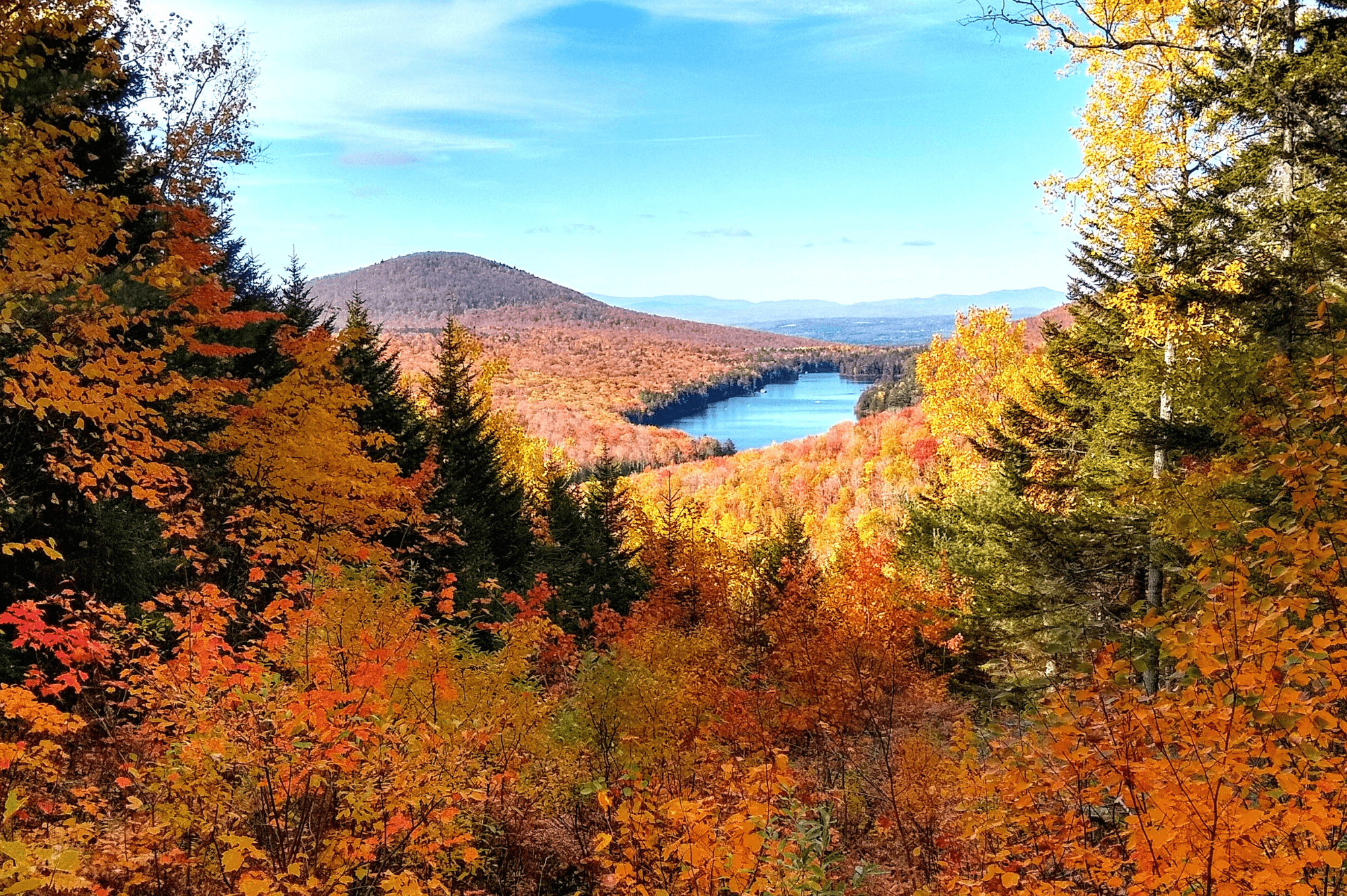 fall foliage hike