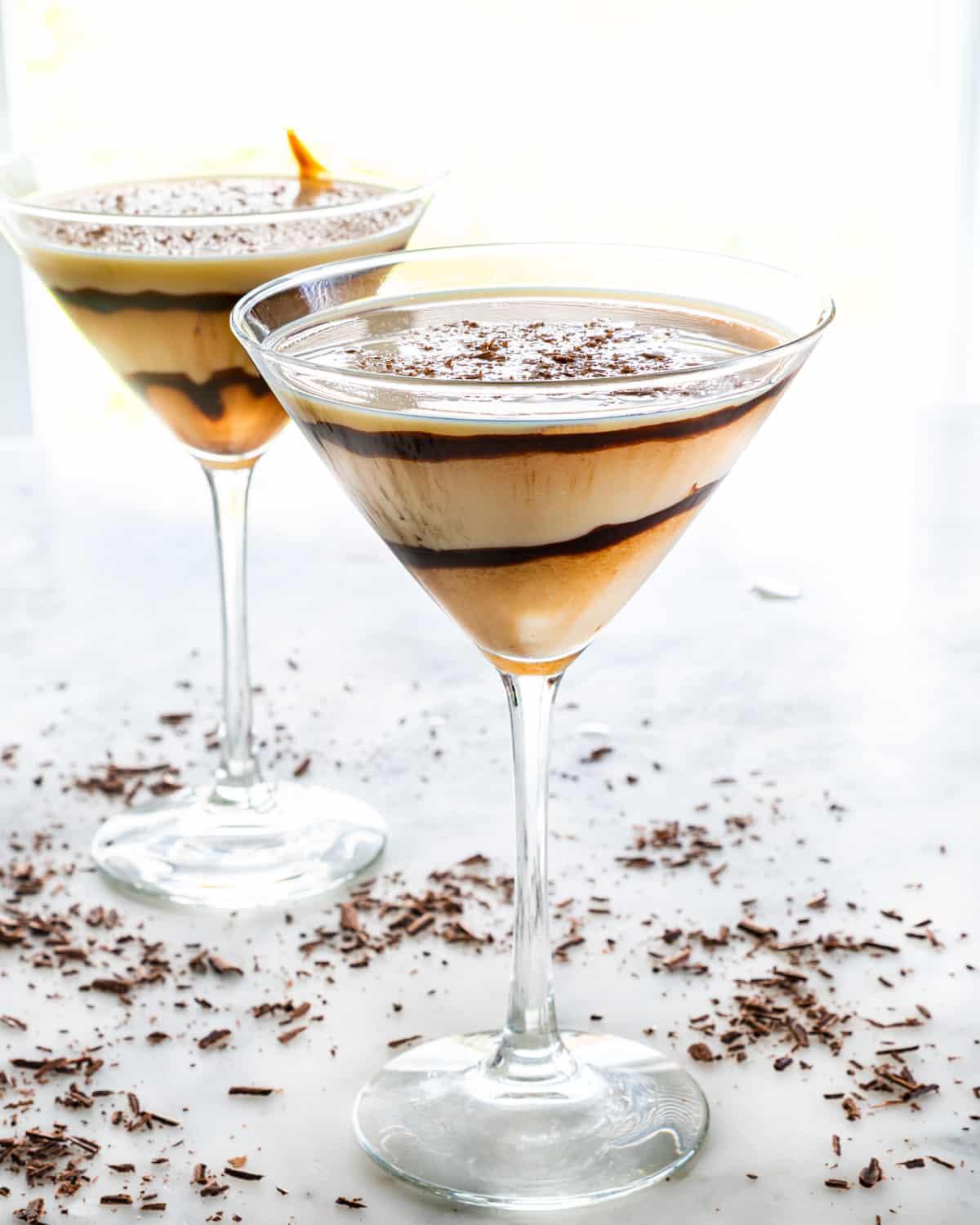 Chocolate Martini Glasses