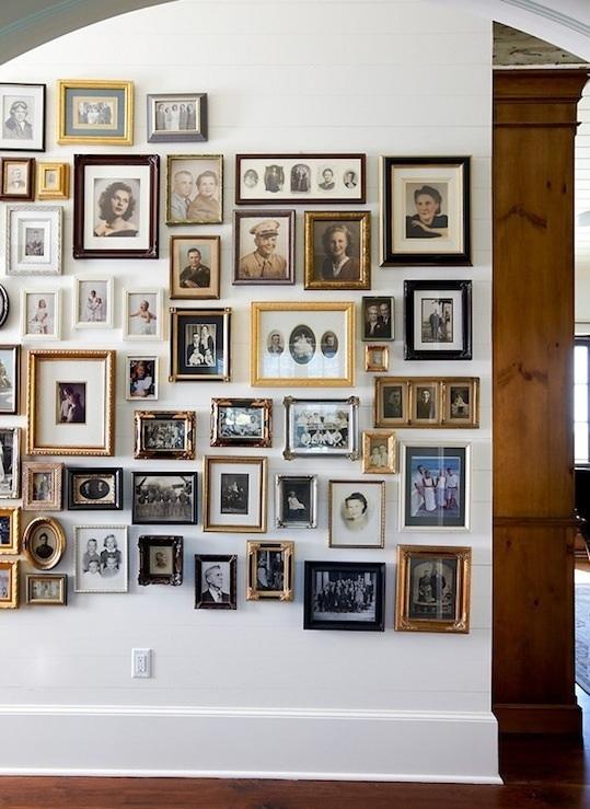 old photos on display