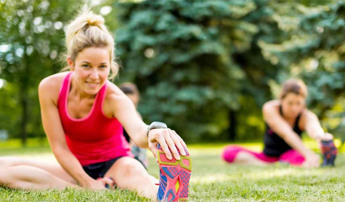 woman exercising safely and correctly