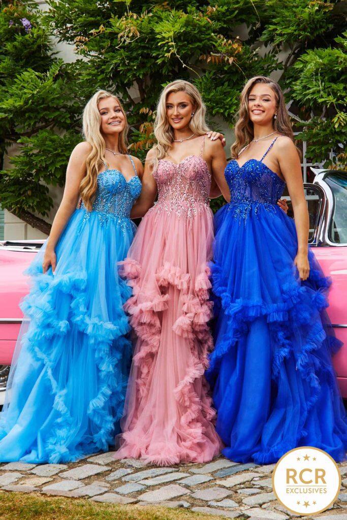 close up of trendy prom after-party accessories