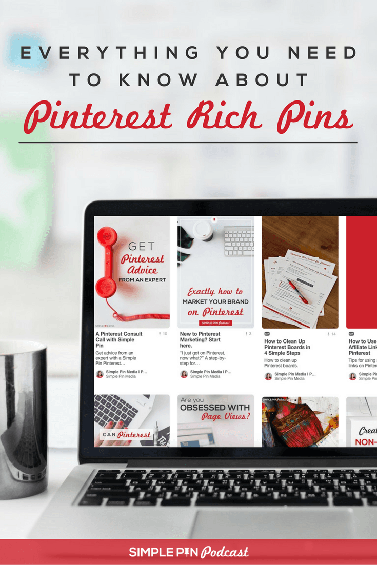 Examples of different types of Rich Pins