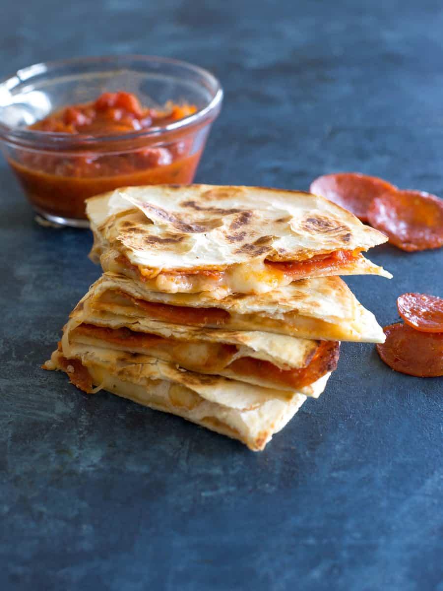 pizza quesadilla