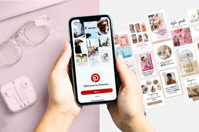 Examples of high-quality Pinterest pins