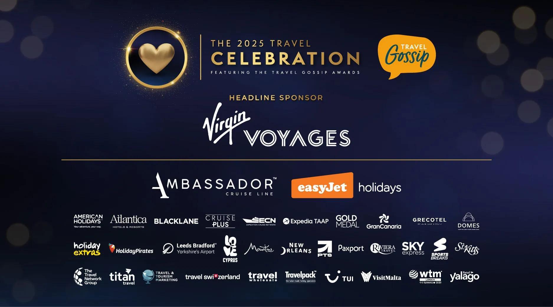 travel party with sponsors logo