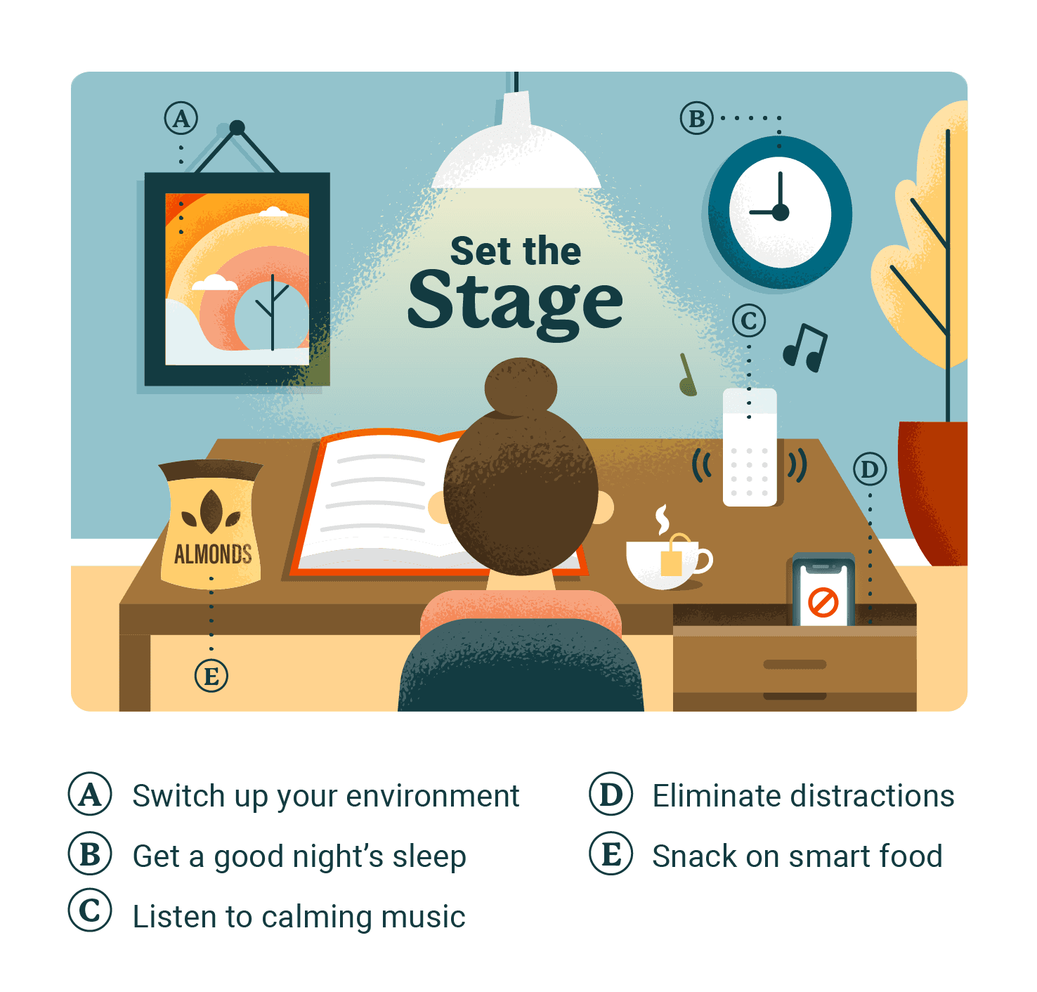 student studying effectively using effective study strategies