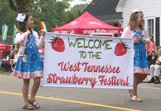 funny image of a woman with multiple fashion fails at a strawberry festival