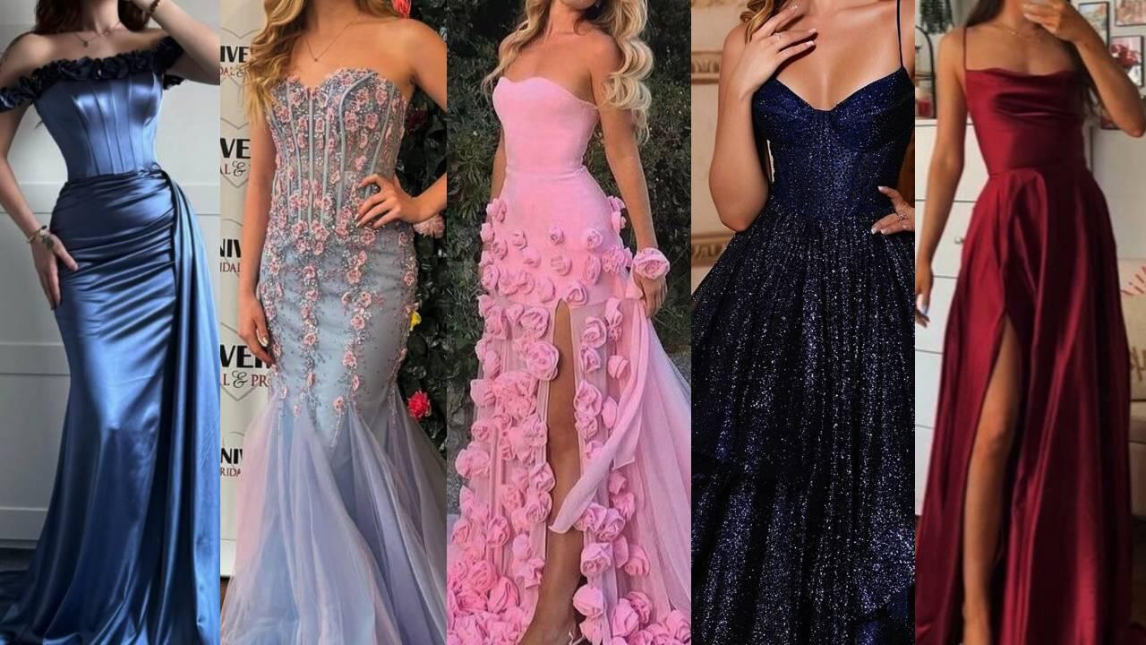 Teen girls looking at prom dresses in a magazine, feeling overwhelmed