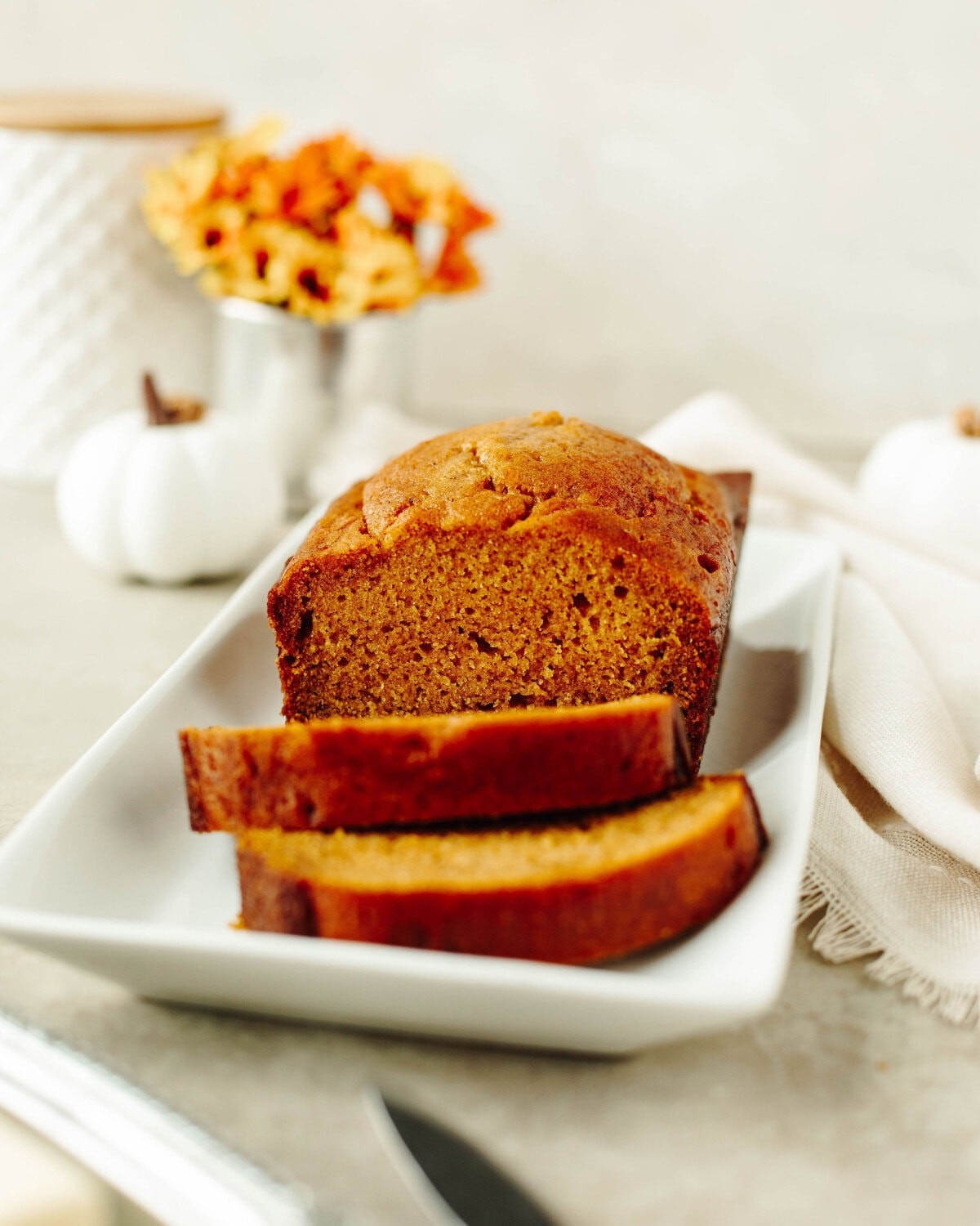homemade LIBBY’S pumpkin bread with spices